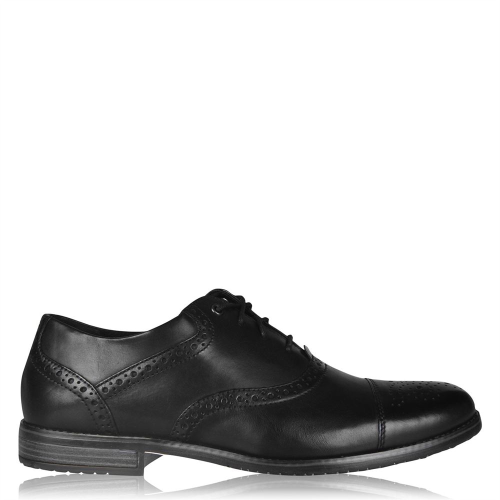 Sapatos Oxford Homem Rockport Sp3 Pretas,Portugal IUARQ-5072